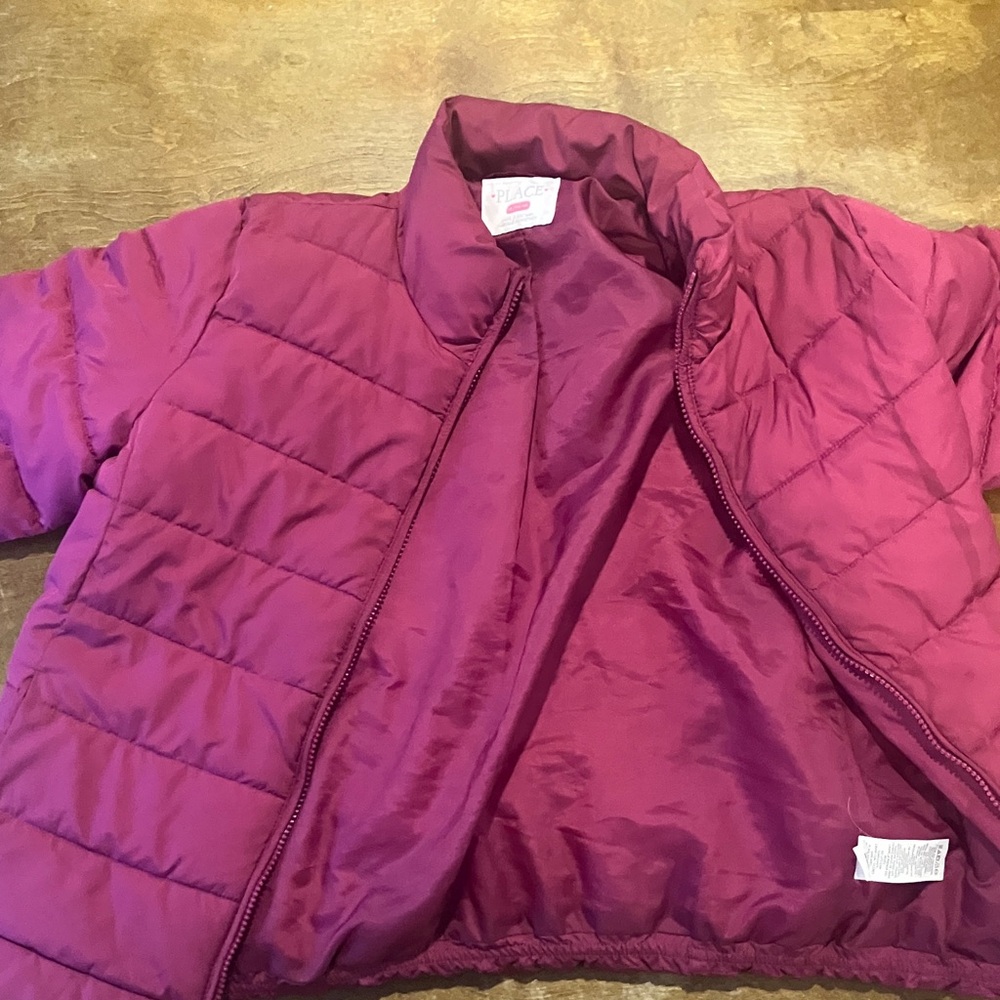 The Children's Place Purple Puffer Jacket